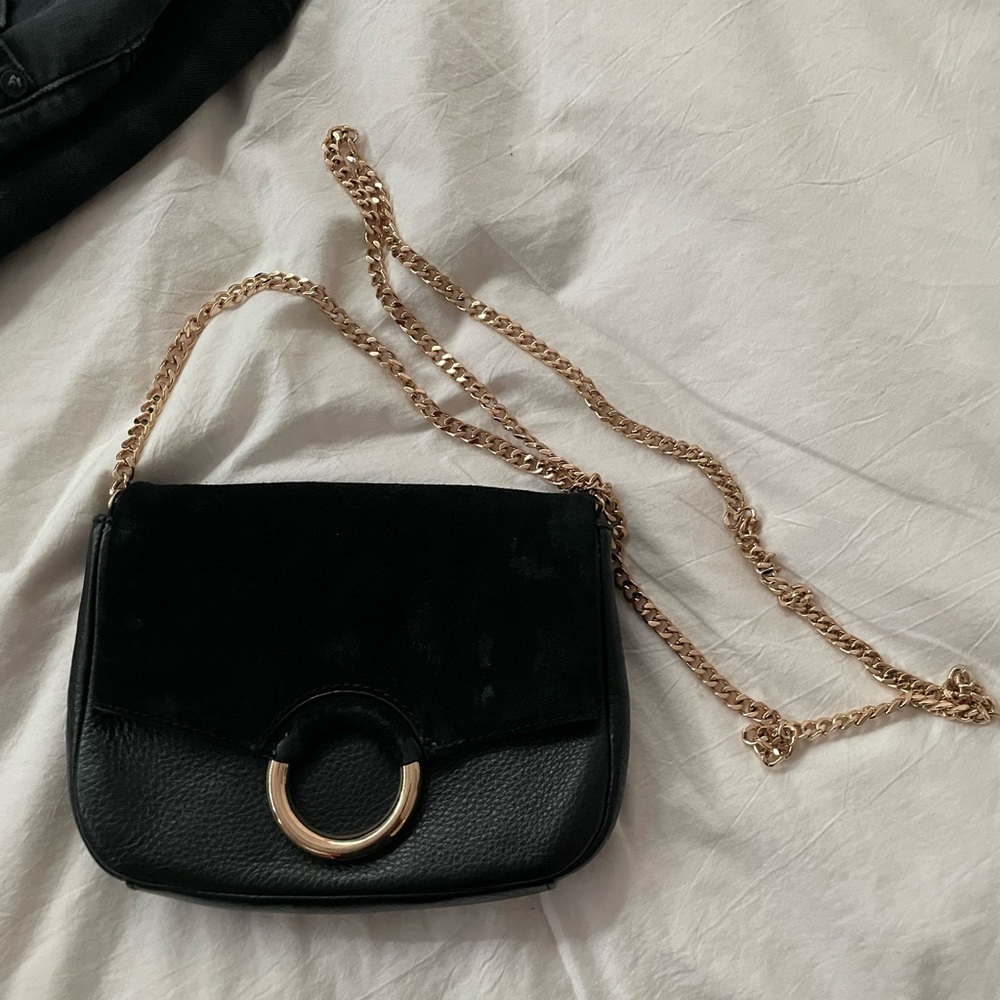Gold and Black purse